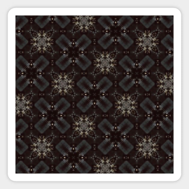 Black and White Plus and Snowflake - WelshDesignsTP002 Magnet by WelshDesigns